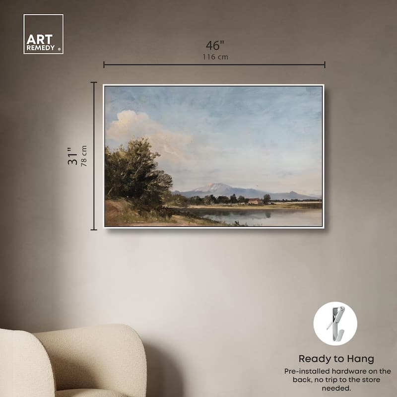 Hilltop Tower View III Canvas by Art Remedy