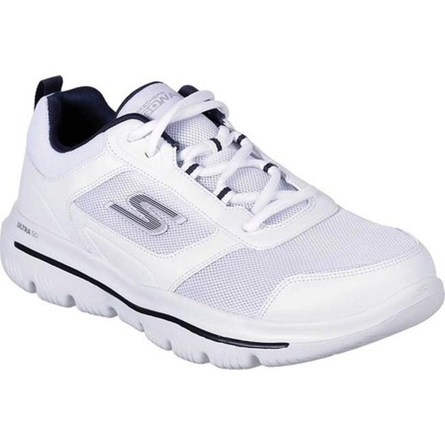 Skechers Mens Gowalk Evolution Ultra Enhance Walking Shoe Whitenavy