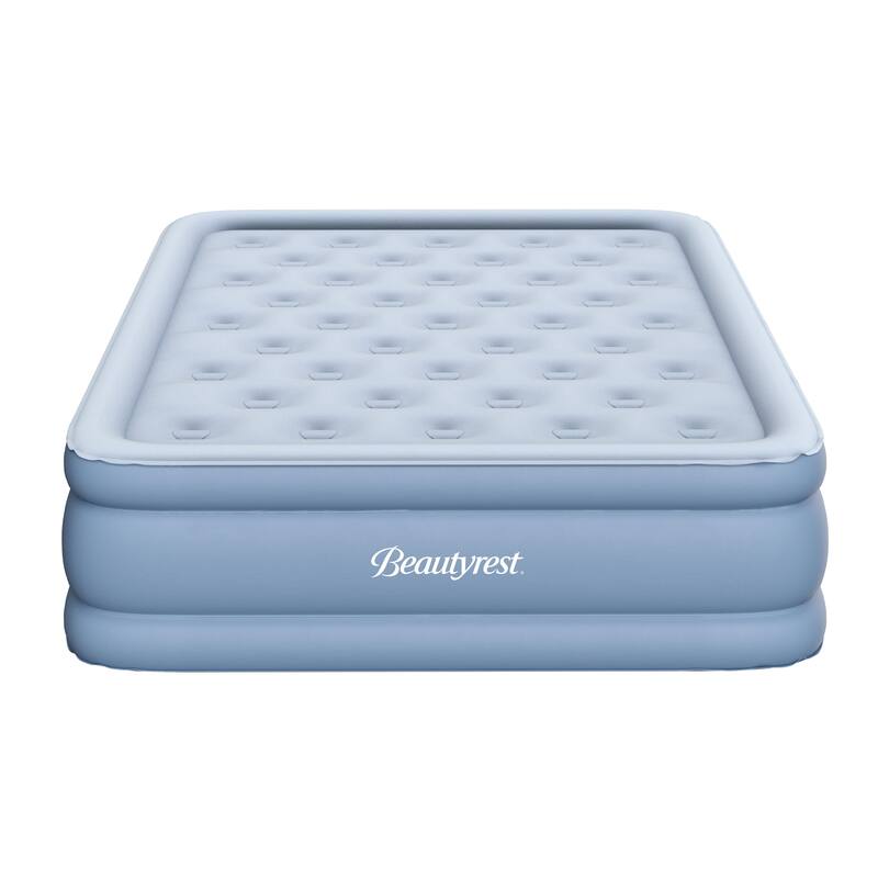 Beautyrest Posture Lux 15 in. Air Mattress with External Pump - Inflatable Bed with Comfort Coil Support