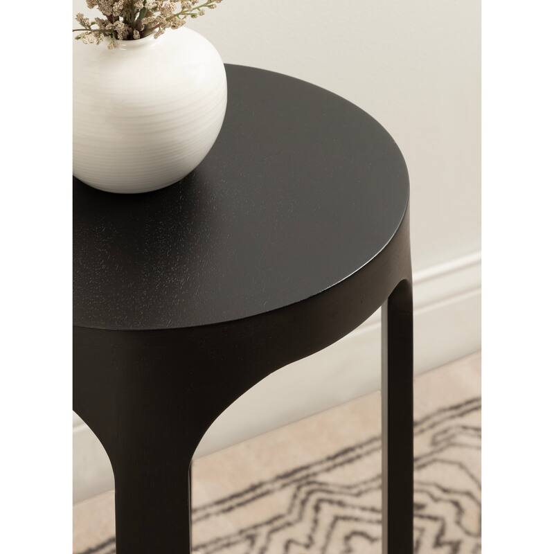 Kate and Laurel Dahl Wood Drink Table