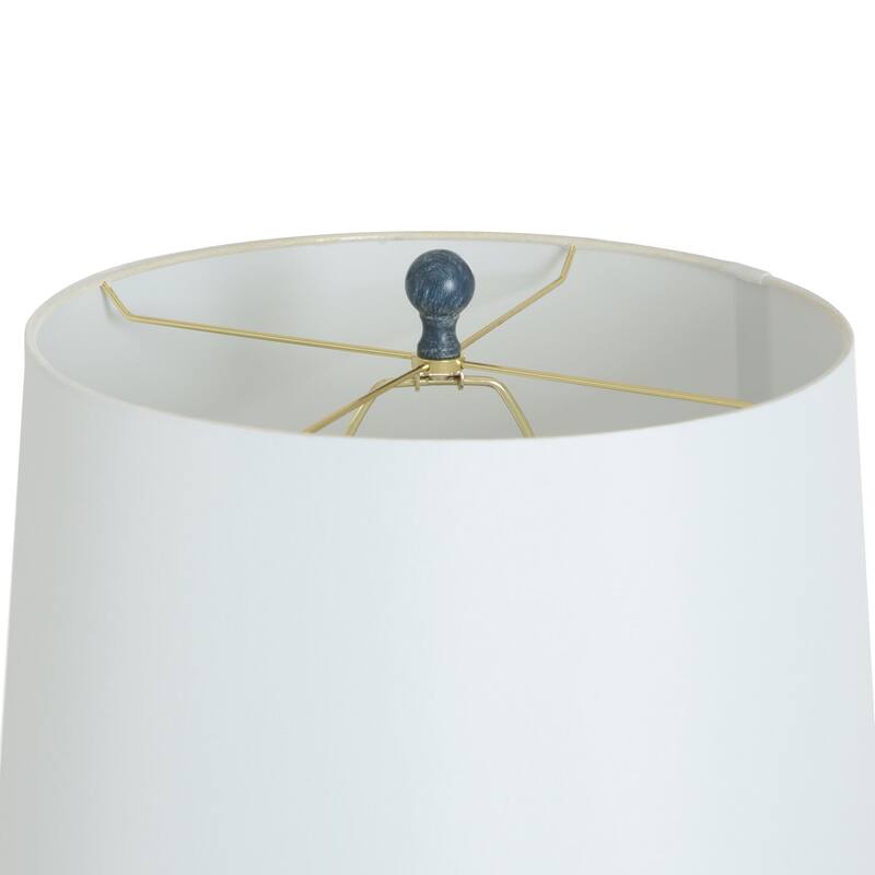 Lizzie - Bubble Base Shape - White Linen Shade