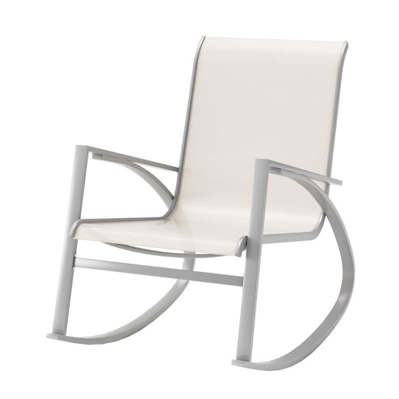 Corvus Antonio Outdoor Sling Fabric Rocking Chair