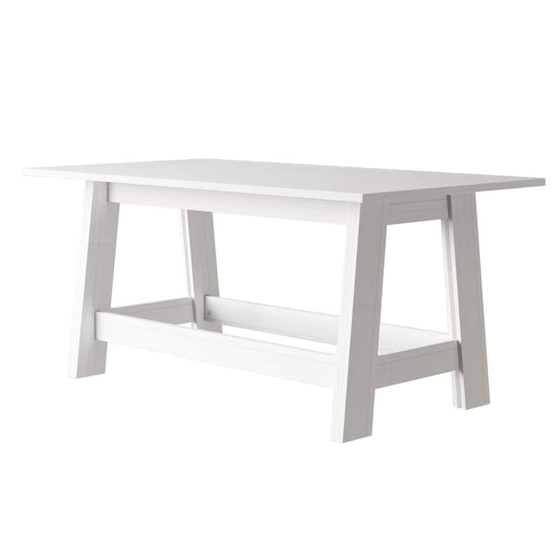 CraftPorch Rustic 2-Pieces End Tables with Coffee Table