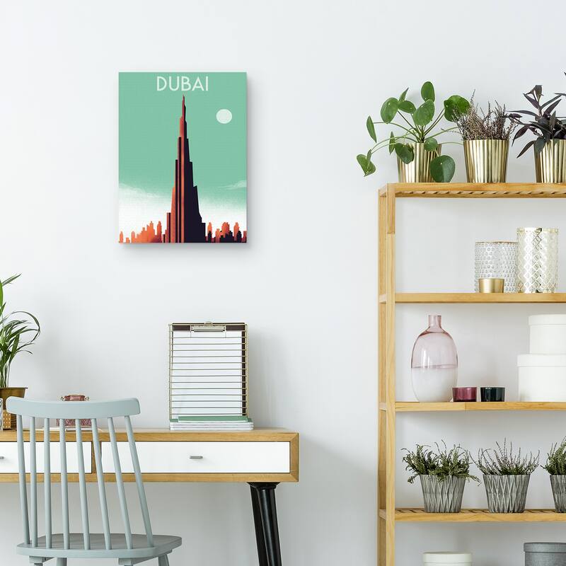 Dubai Canvas Art Print