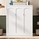 preview thumbnail 39 of 48, Murphy Bed Wall Bed with Shelves White-1 - Queen