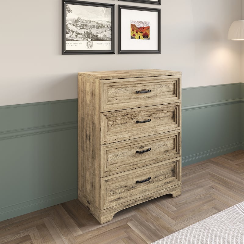 CraftPorch Vintage 4-Drawers Chest