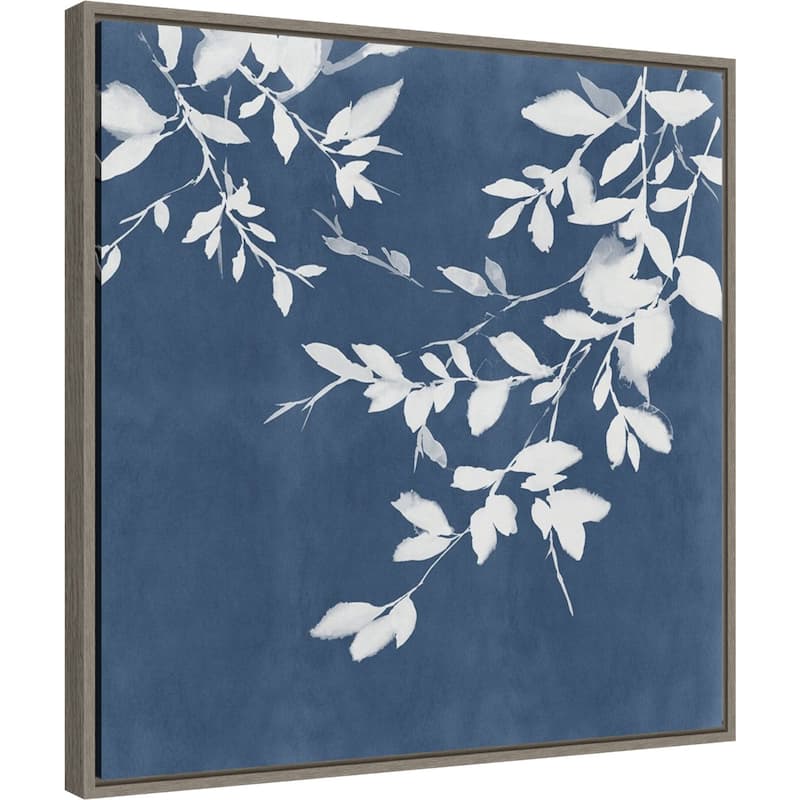 Indigo Sky I by Isabelle Z (22 x 22 in.), Framed Canvas Wall Art Print - Sylvie Greywash - Sylvie Greywash