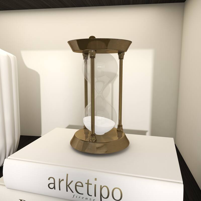 Brass Metal Hourglass Sand Timer
