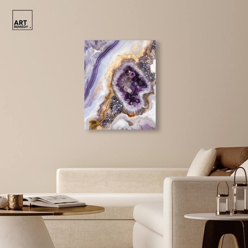 Amethystine Dream II Canvas by Art Remedy, Gallery Wrapped