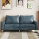 preview thumbnail 5 of 42, AECOJOY 79" Faux Leather Couch for Living Room, Loveseat Small Sofa, Indoor Modern Sofa for Apartment Office