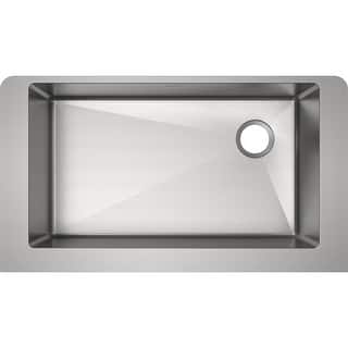 Elkay Crosstown 35-7/8" Farmhouse Single Basin Stainless Steel Kitchen