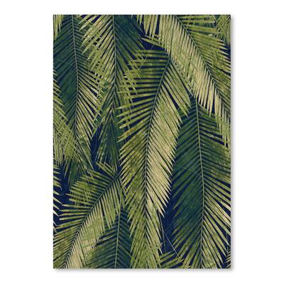 Americanflat - Green Palm Leaf Wallpaper by Decoworks - 16"x20" Poster Art Print