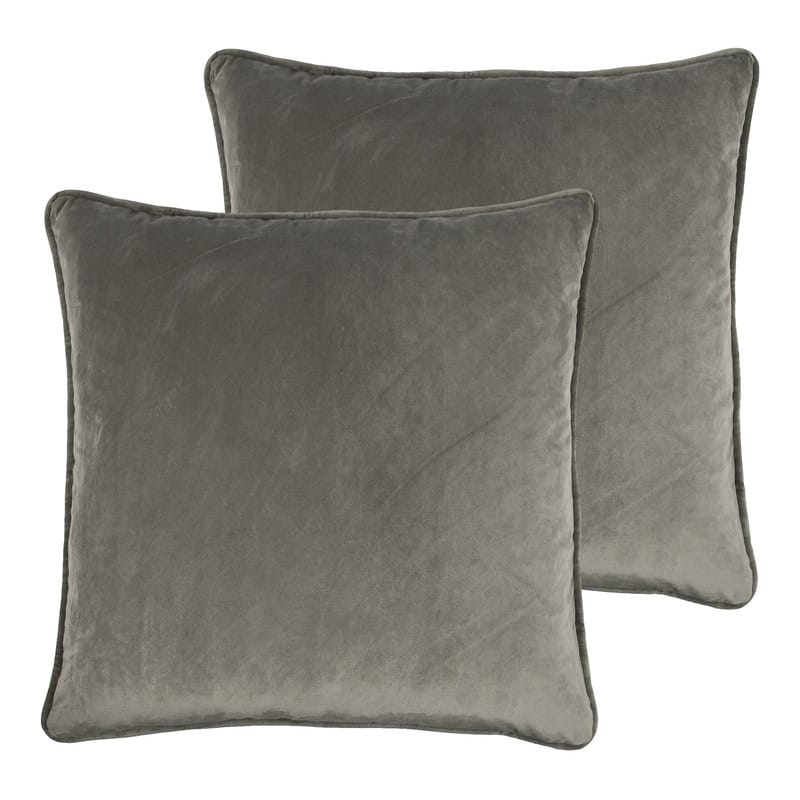 Sherry Kline Glendon Velvet Corded Edge pillow, zippered with Polyester Insert (Set of 2)