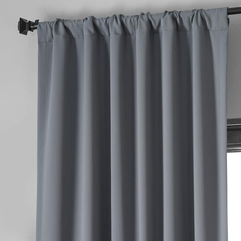 Exclusive Fabrics Performance Woven Blackout Curtain Pair (2 Panels)