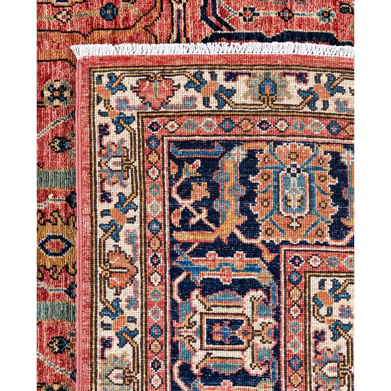 Serapi One-of-a-Kind Hand-Knotted Area Rug - Pink - 9' 2" x 12' 0"