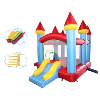 Inflatable Bounce House With Slide And Double Doors - Bed Bath & Beyond ...