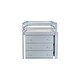 preview thumbnail 18 of 38, Twin Rubber Wood Loft Bed with Drawer Cabinet, Shelf Cabinet and Pull-out Desk with a Two-tier Side Shelf