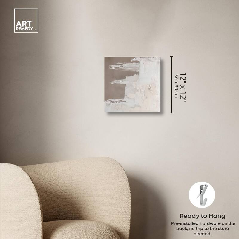 Art of Greige II Canvas by Art Remedy, Gallery Wrapped