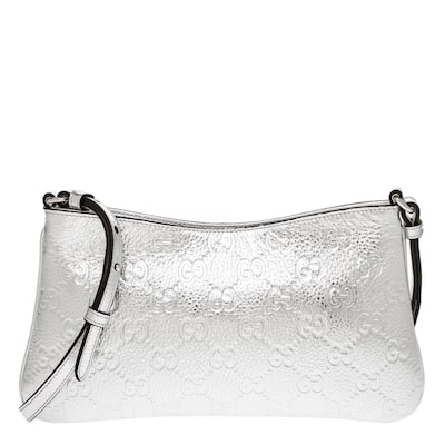 Gucci GG Emblem Medium Shoulder Bag
