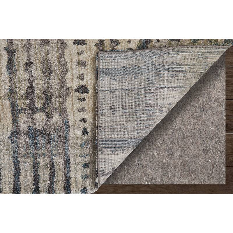 HomeRoots Abstract Industrial Rectangle Area Rug