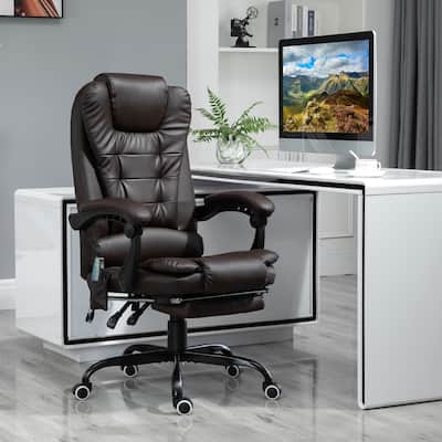 Adjustable Massage Office Massage Chair with Recline Footrest High Back Support and Remote Control
