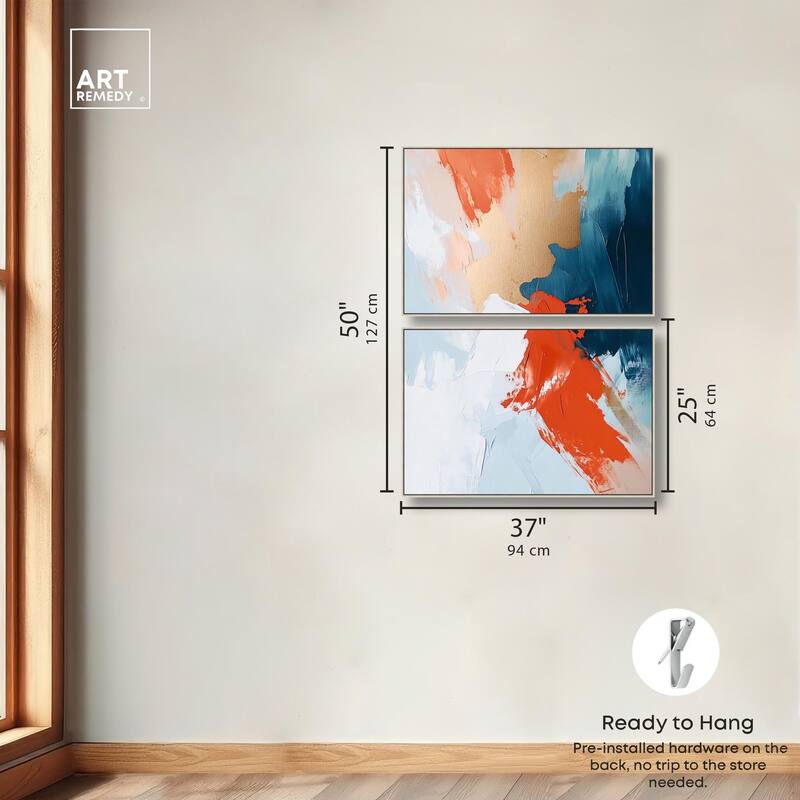 Bold and Bright III Canvas Set of 2 by Art Remedy