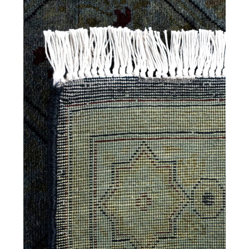 Overdyed One-of-a-Kind Hand-Knotted Area Rug - Gray - 2' 1" x 3' 7"