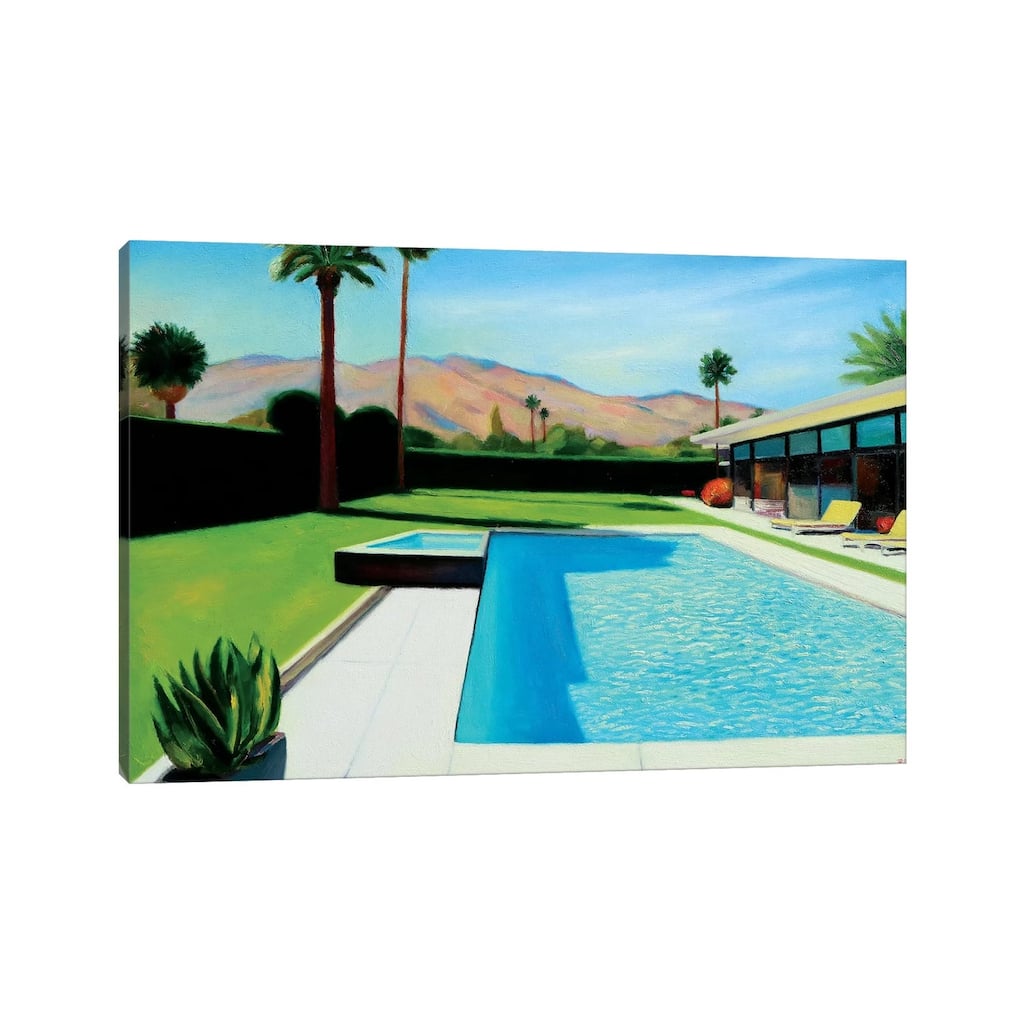 iCanvas "Palm Springs Monday" by Ieva Baklane Canvas Print