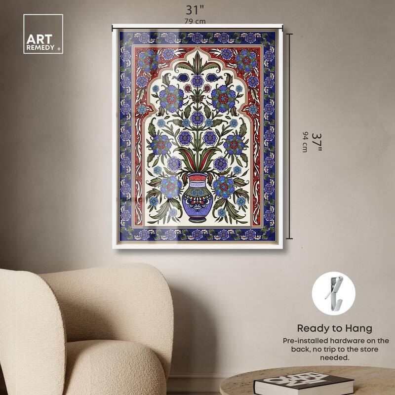 Royal Vase Bloom Shadowbox by Art Remedy