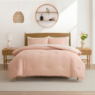 Sweet Home Collection Pom-Pom Kids Bedding Set w/ Sheet Set