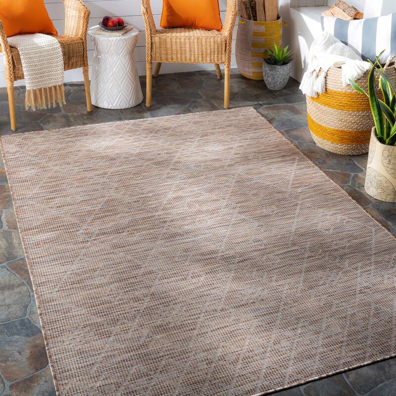 Artistic Weavers Ocalan Moroccan Tribal Outdoor Area Rug
