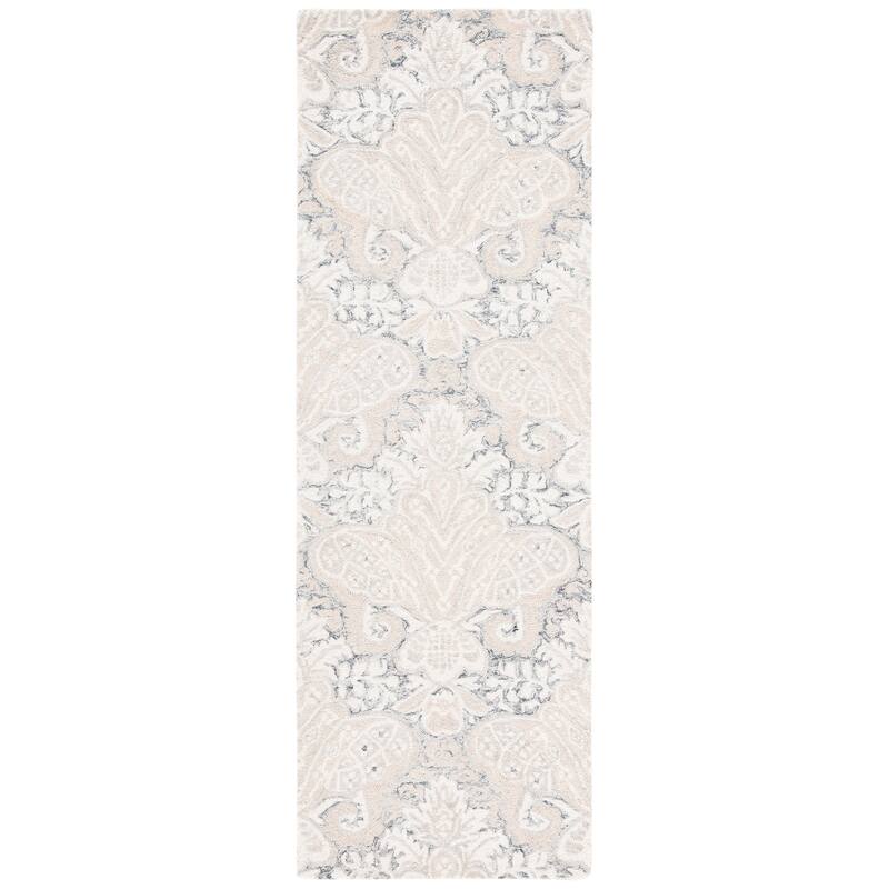 SAFAVIEH Handmade Micro-Loop Doinita Modern Wool Rug