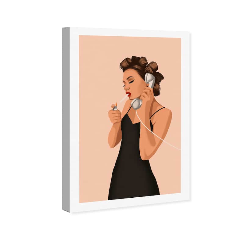 Wynwood Studio Canvas Fashion and Glam A Morning Light Orange and Peach Glam Wall Art Canvas Print