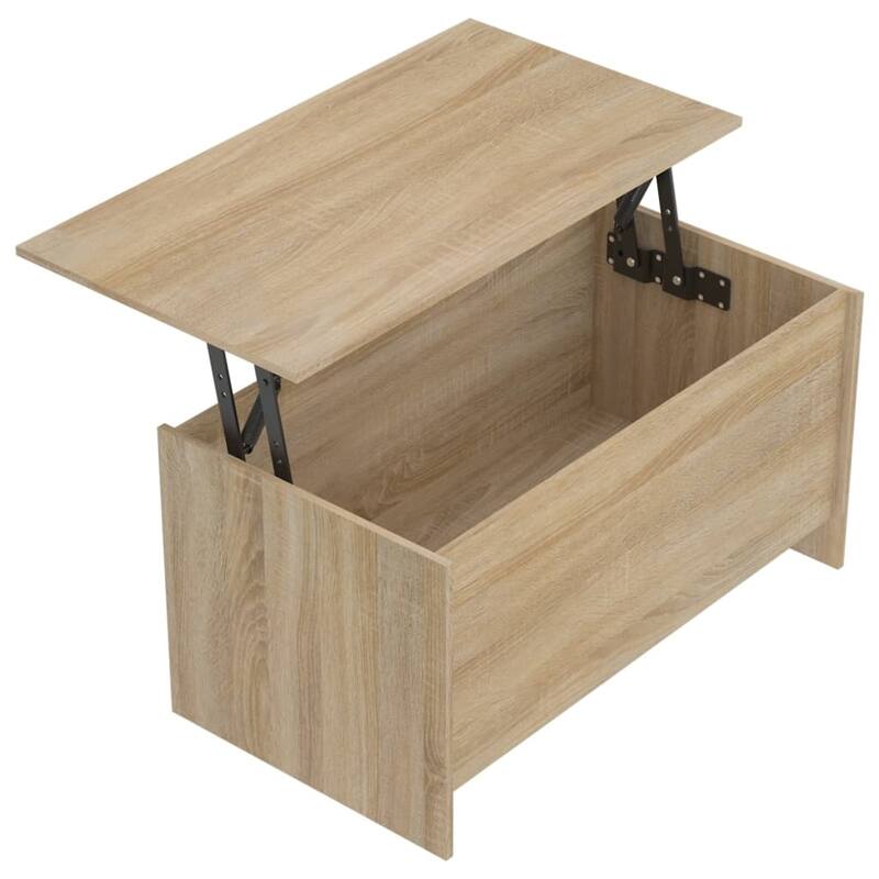 vidaXL Coffee Table Lift Top End Table Accent Side Sofa Table Engineered Wood - 40.2"x21.9"x20.7"
