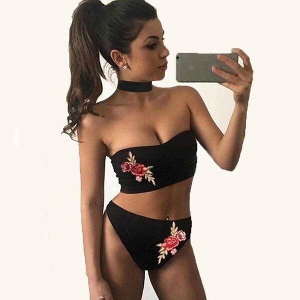 rose bikini set