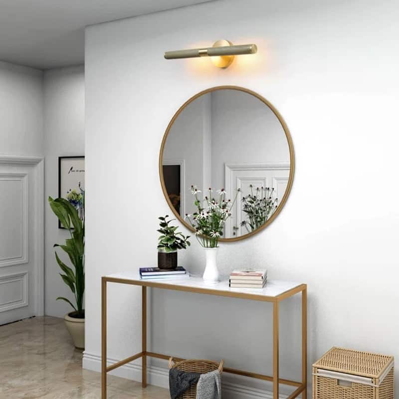 KAYLA Modern Wall Sconces, Brass Wall Mounted Lights, Bathroom Wall Picture Light for Living Room, Indoor Sconce Lighting