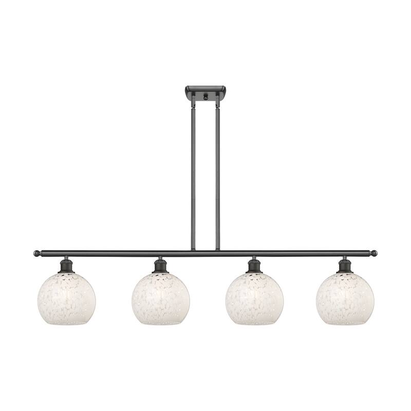 Innovations Lighting 516-4I-11-48-White Mouchette-Indoor Pendant Large