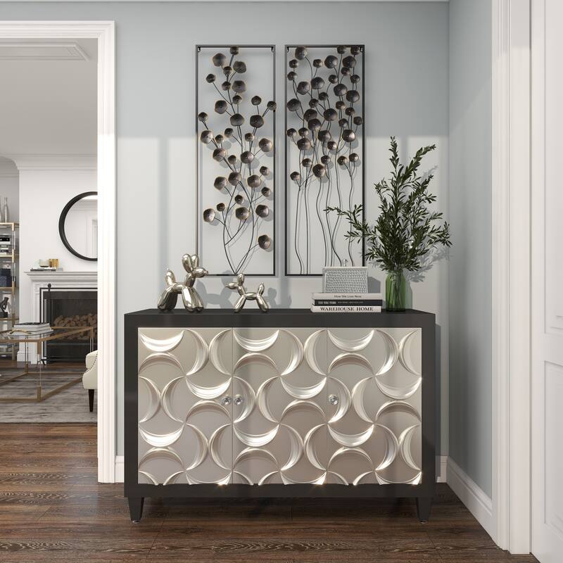 Gold Porcelain Ceramic Balloon Dog Sculpture (Set of 2) - Gold, Silver, White, Black, Multi Colored