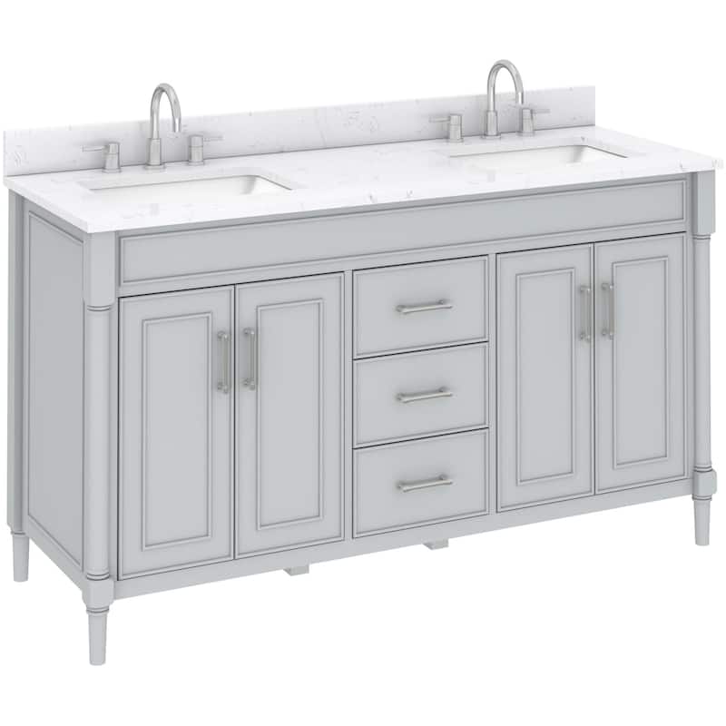 Avanity BRISTOL-VS61-E Bristol 61" Free Standing Double Basin Vanity