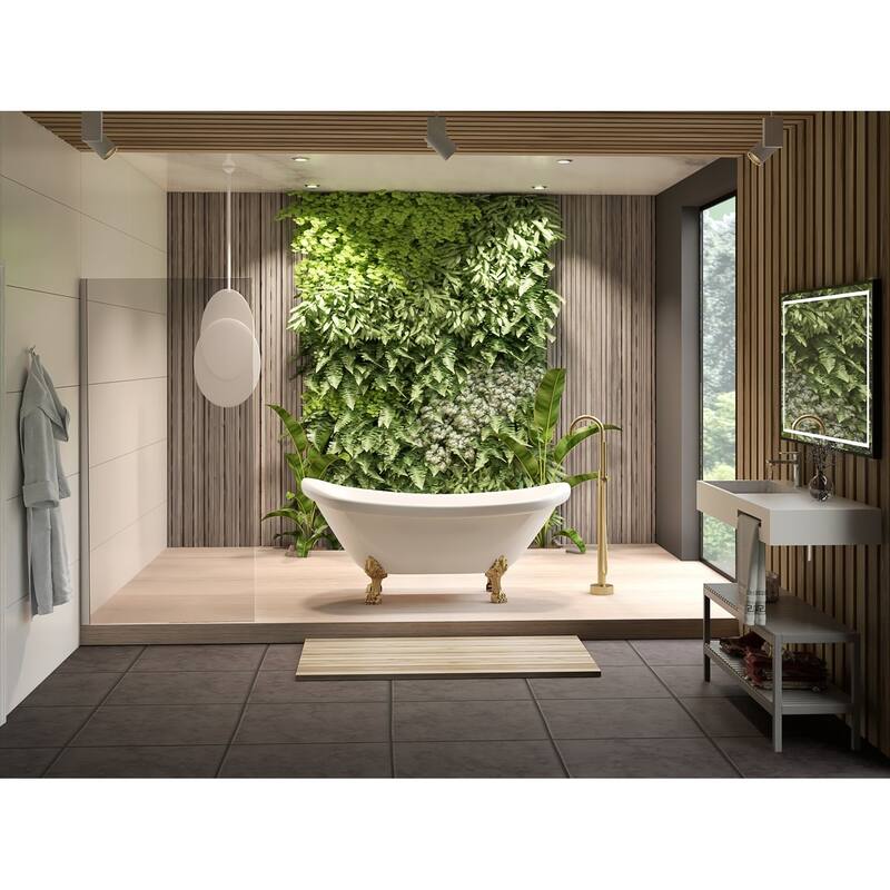Neptune Single Handle Floor Mounted Gooseneck Freestanding Tub Filler