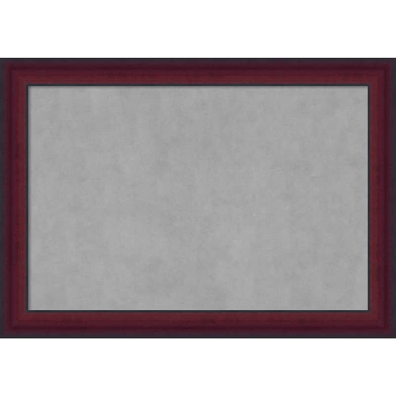Amanti Art Canterbury Cherry Framed Magnetic Board