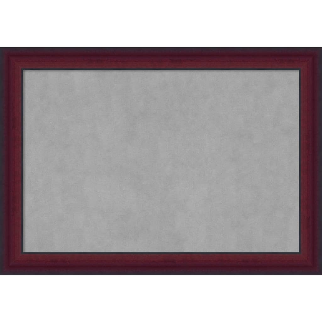 Amanti Art Canterbury Cherry Framed Magnetic Board