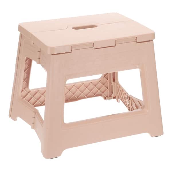 slide 2 of 12, 9" Folding Step Stool for Adults 132 lbs Capacity - 10 x 7.3 x 9.6inch
