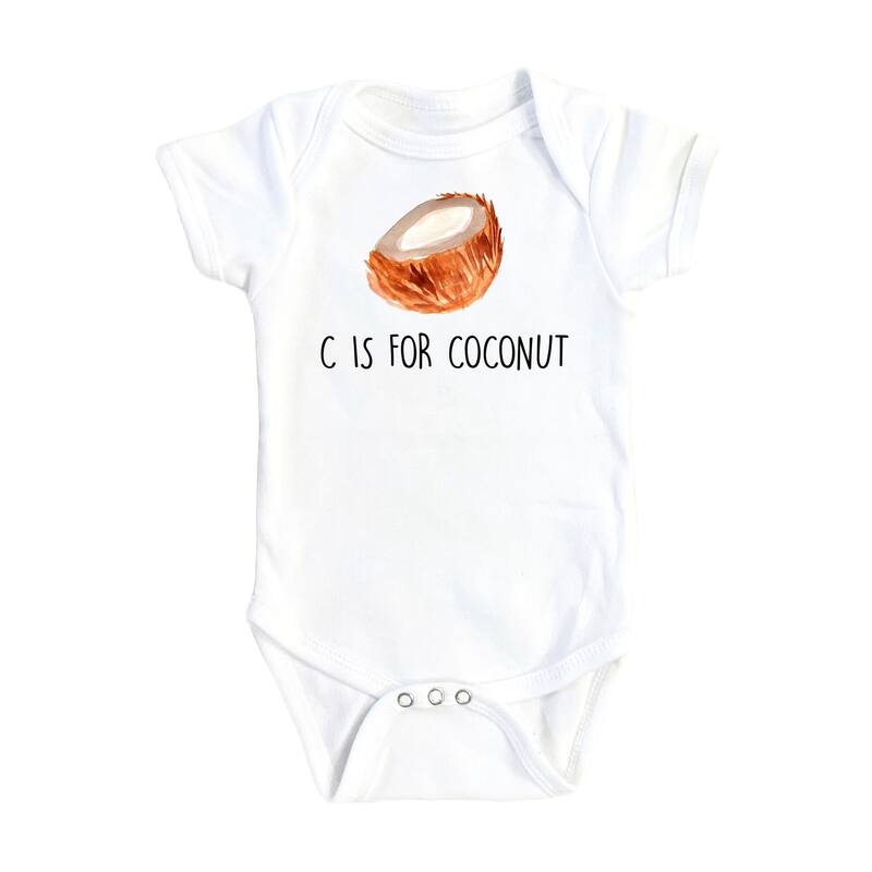 Coconut C - Baby Boy Girl Clothes Infant Bodysuit Funny Cute Newborn - Natural - Newborn