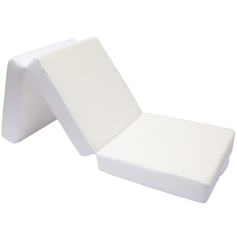 Cheer Collection Tri-fold 6" Folding Mattress with 2" Gel Infused Memory Foam