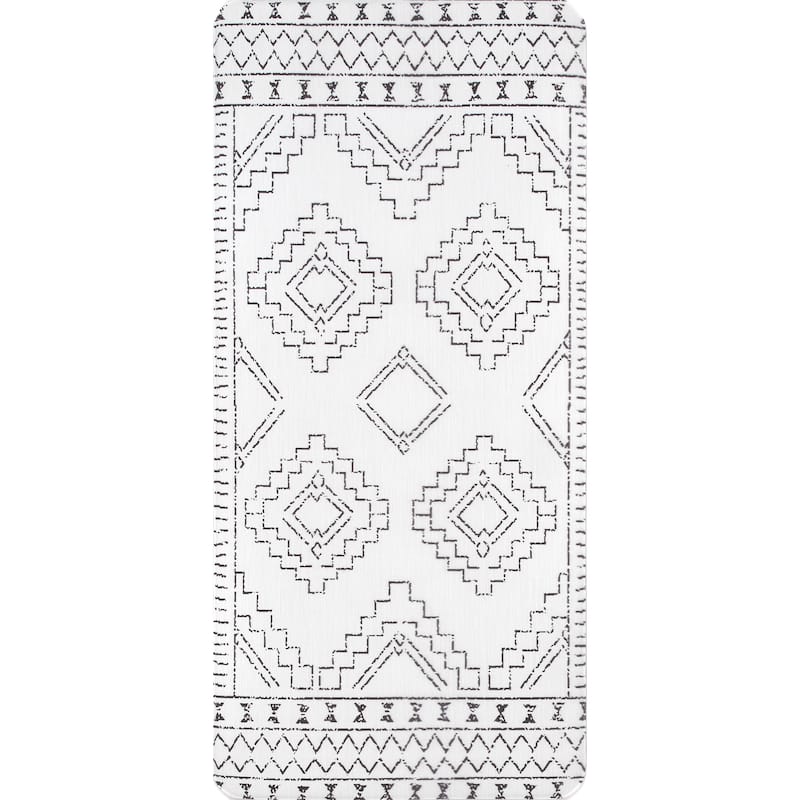 Nuloom Tribal Moroccan Anti Fatigue Kitchen or Laundry Room Comfort Mat