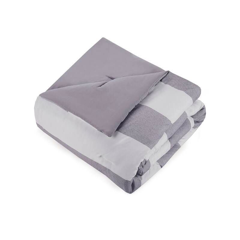 Urban Playground Lavelle Gray/White Comforter Set