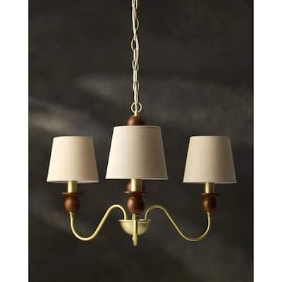 Livabliss Wiluna Rustic Chandelier - 25"L x 25"W x 47"H