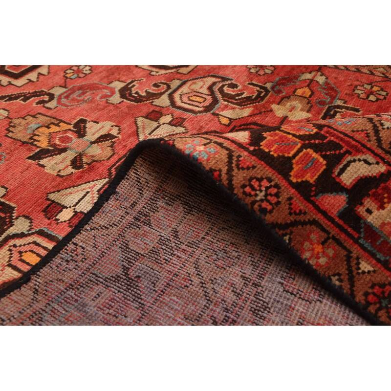 ECARPETGALLERY Hand-knotted Andelz Red Wool Rug - 4'1 x 6'8