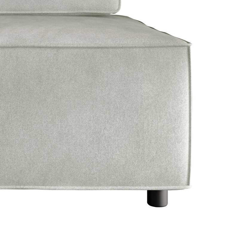 Clayfell Fandy Velvet Square Accent Chair